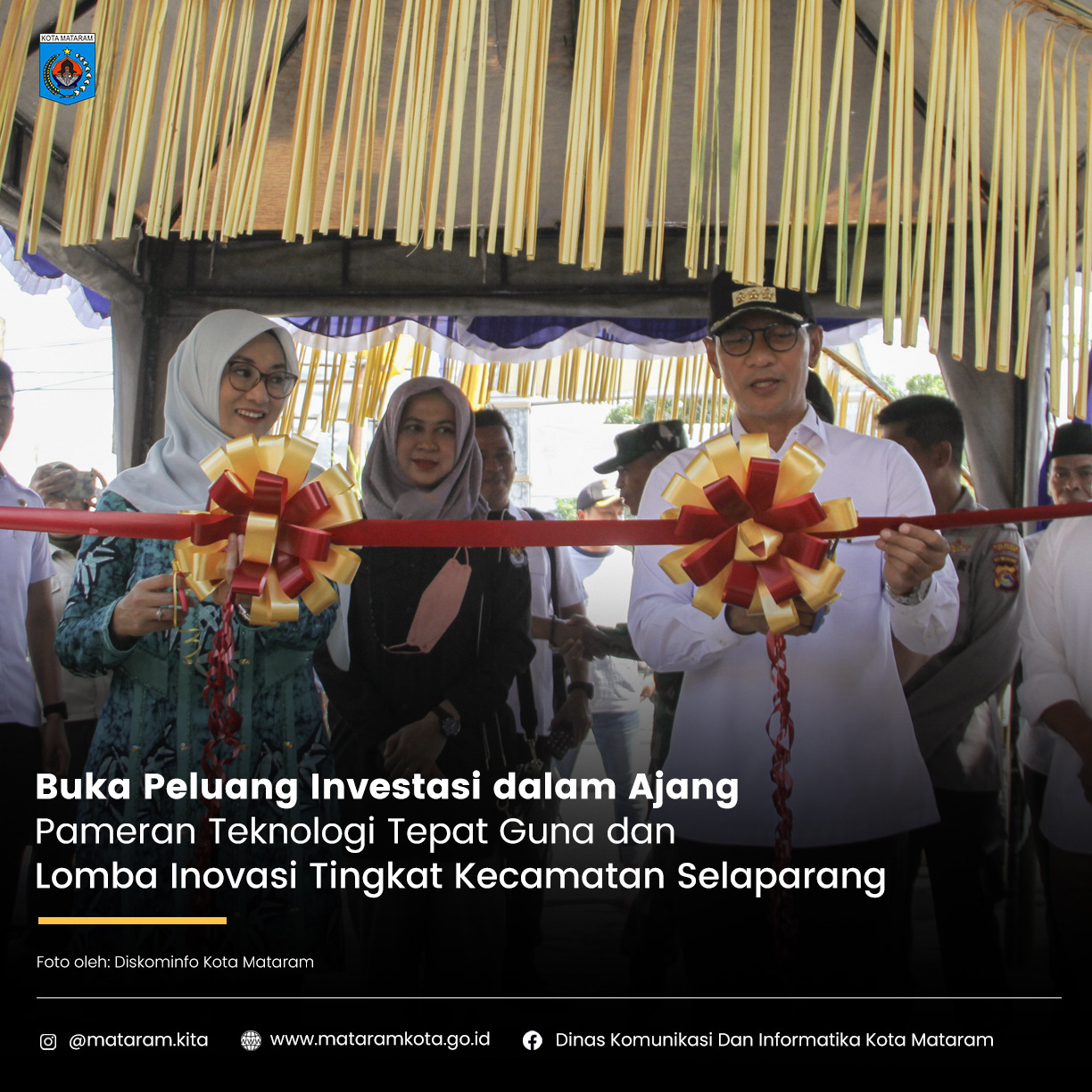Buka peluang Investasi dalam ajang pameran TTG dan Lomba Inovasi Tingkat Kecamatan Selaparang