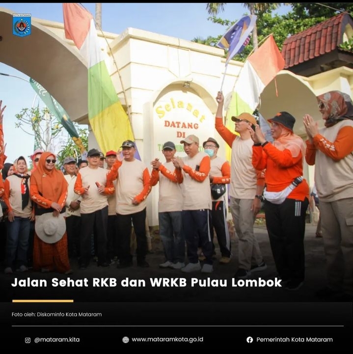 Jalan Sehat RKB dan WRKB Pulau Lombok