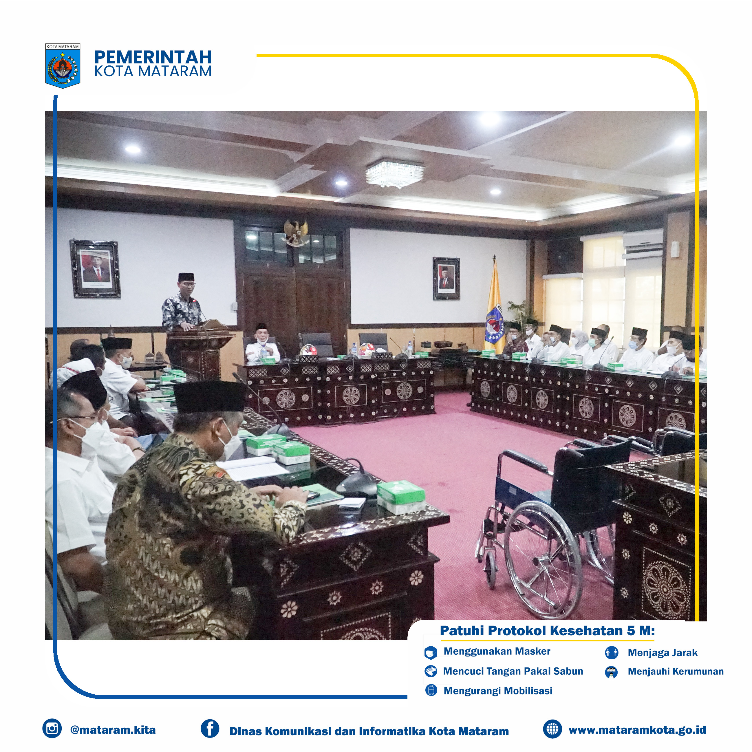 Rapat Koordinasi Badan Amil Zakat Nasional (BAZNAS) Kota Mataram