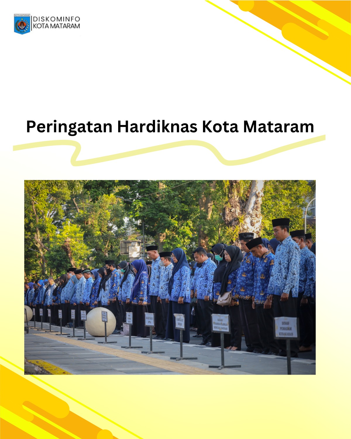 Peringatan Hardiknas Kota Mataram
