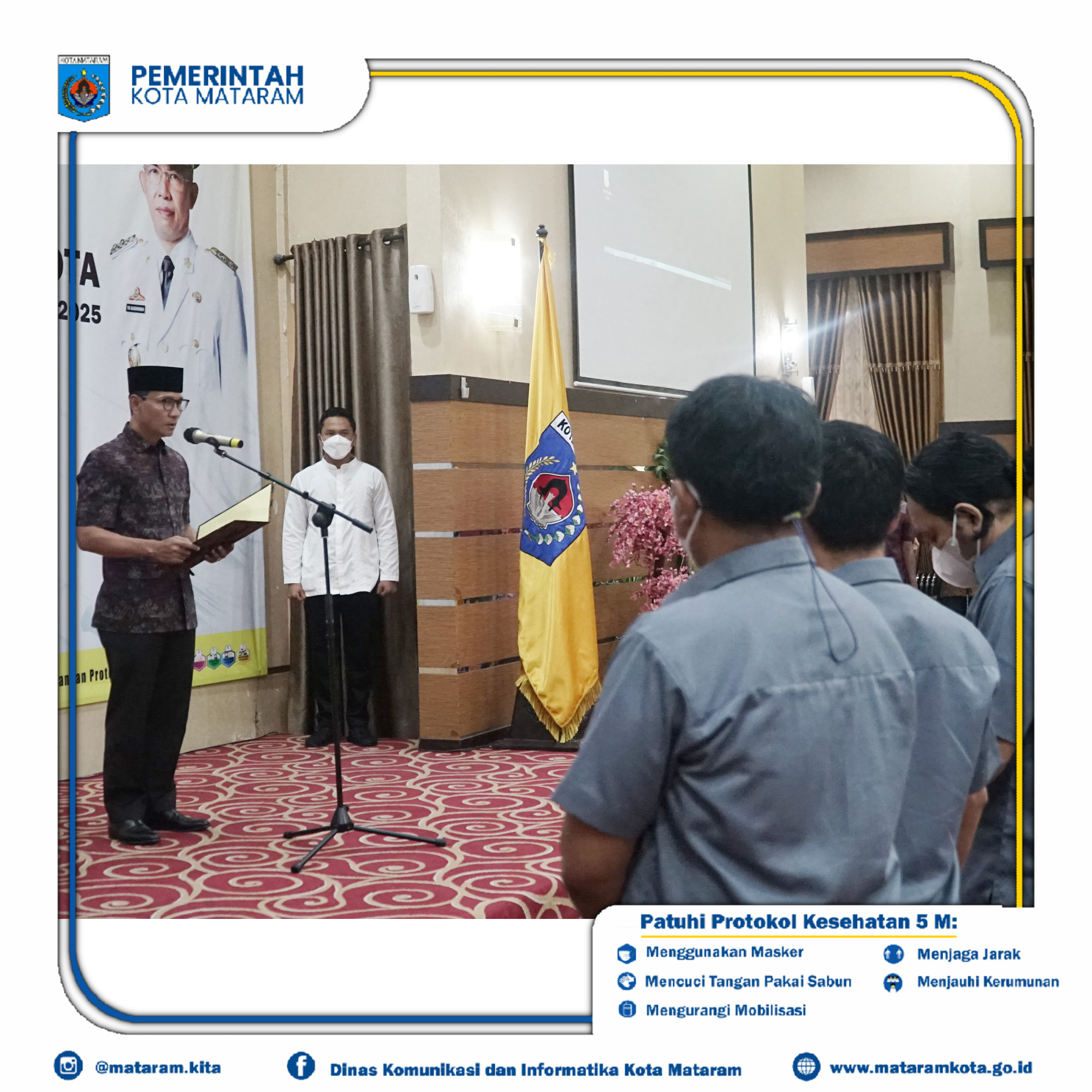 Pelantikan Forwakot (Forum Wartawan Kota Mataram)
