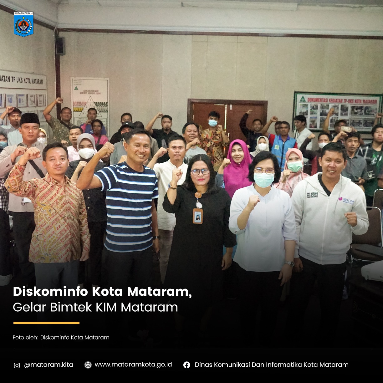 Diskominfo Kota Mataram, Gelar Bimtek KIM Mentaram