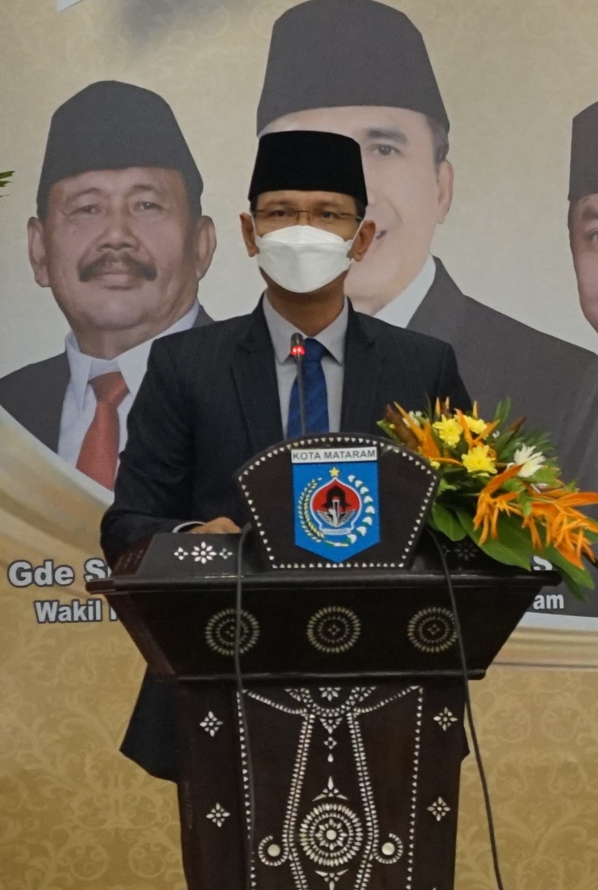 Pidato Pertama Walikota Mataram Periode 2021-2026 Pada Sidang Paripuran DPRD Kota Mataram