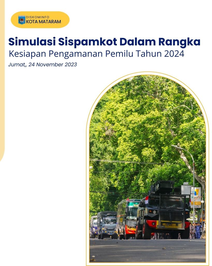 Simulasi Sispamkot Dalam Rangka Kesiapan Pengamanan Pemilu Tahun