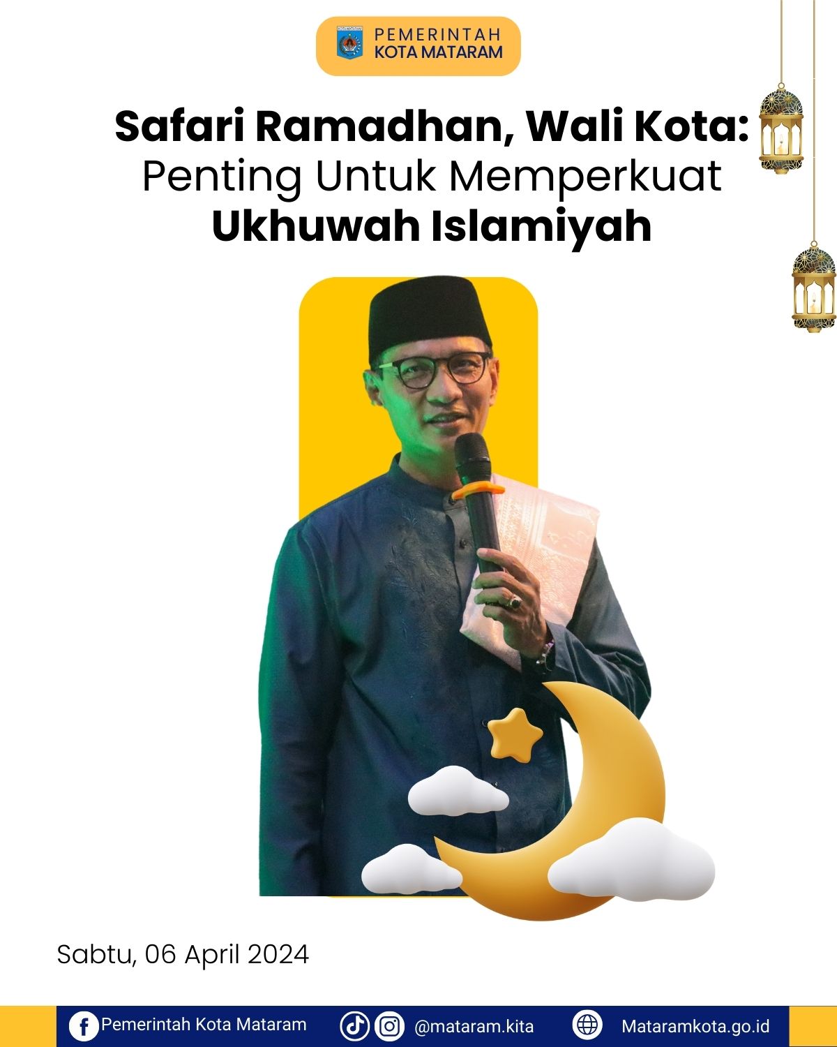 Safari Ramadhan, Wali Kota: Penting Untuk Memperkuat Ukhuwah Islamiyah