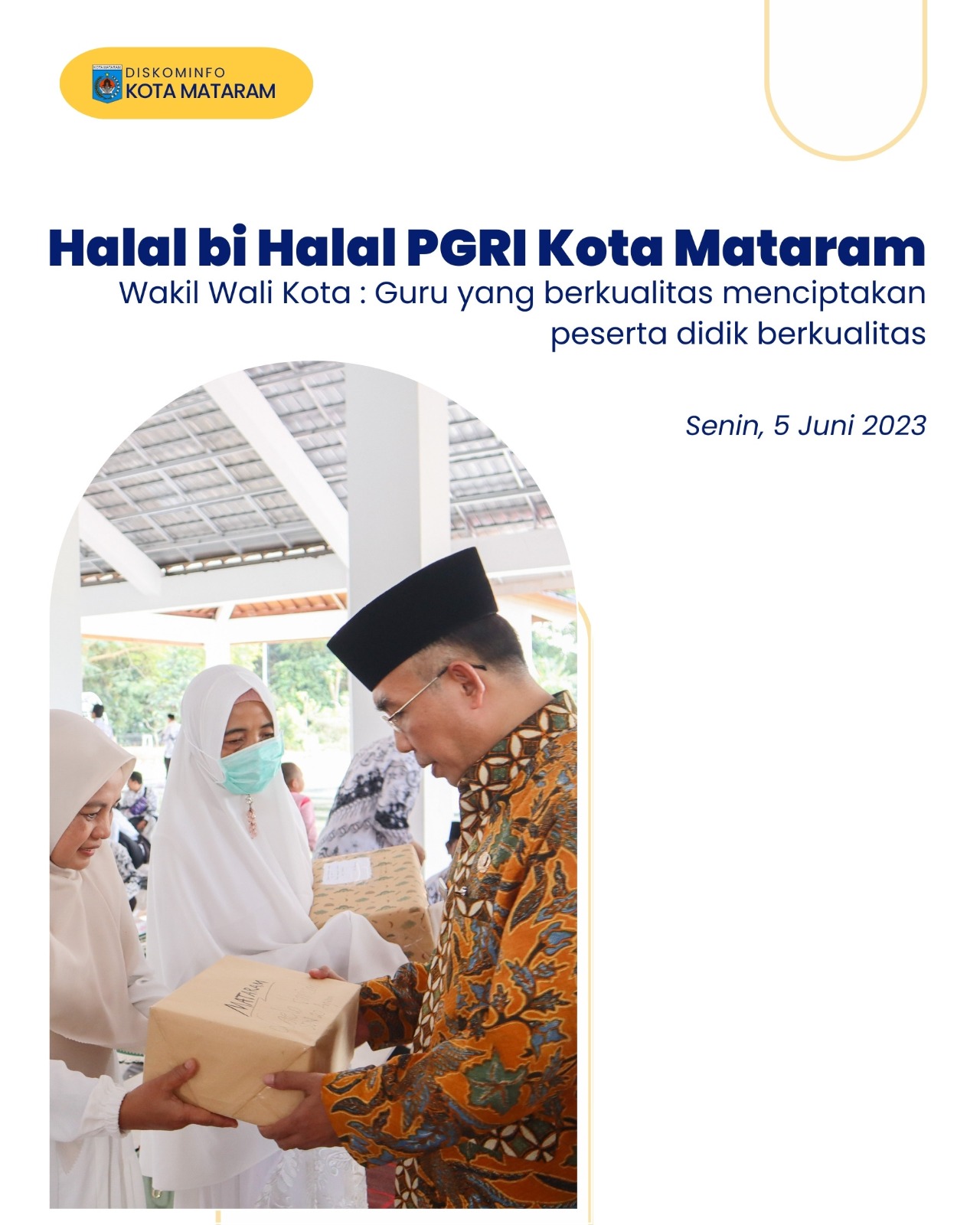 Halal Bihalal PGRI Kota Mataram