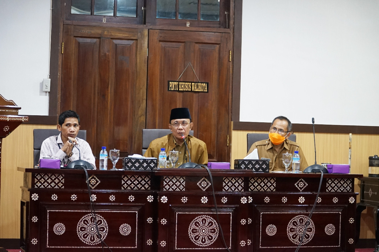 Walikota Terima Kunjungan Tim Satgas Covid 19 Nahdlatul Ulama (NU) Kota Mataram