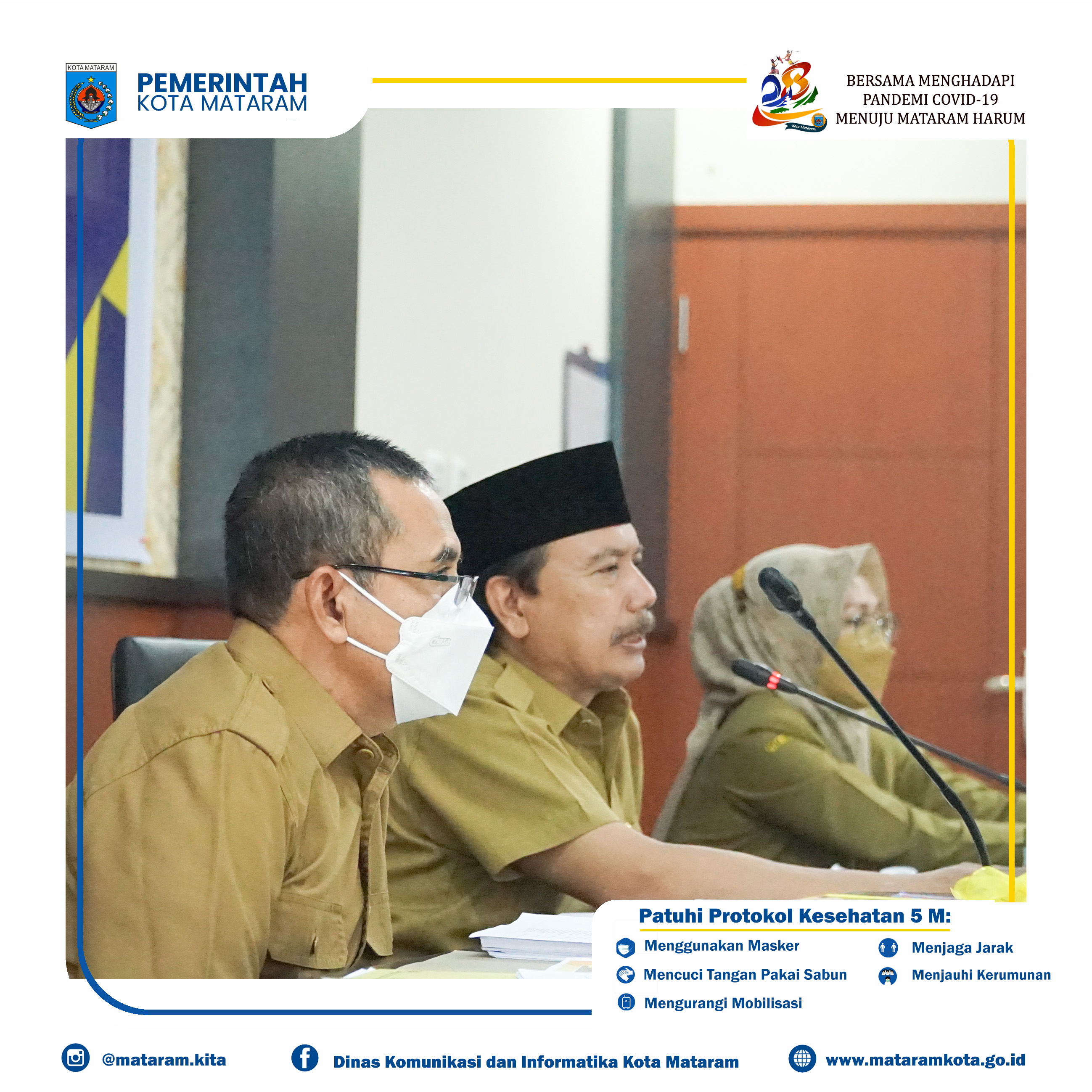 Rapat Evaluasi SAKIP dan Implementasi Reformasi Birokrasi Pemerintah Kota Mataram