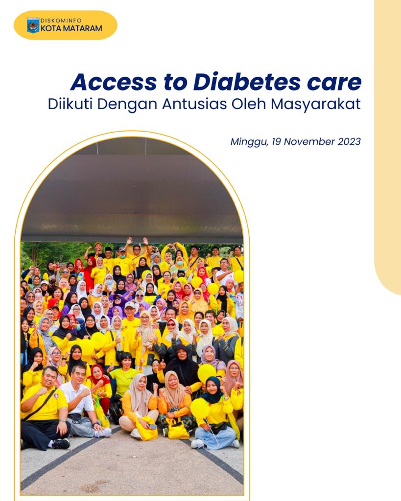 Acces To Diabetes Care Diikuti Dengan Antusias oleh Masyarakat