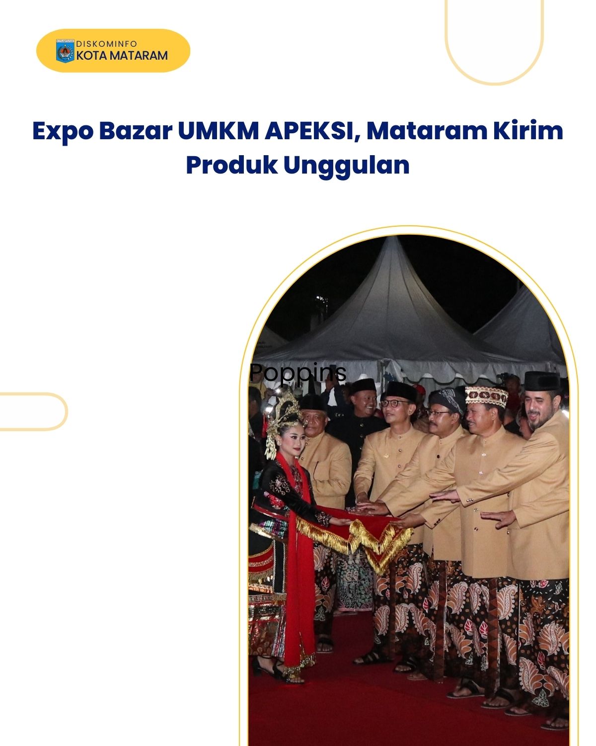 Expo Bazar UMKM APEKSI, Mataram Kirim Produk Unggulan