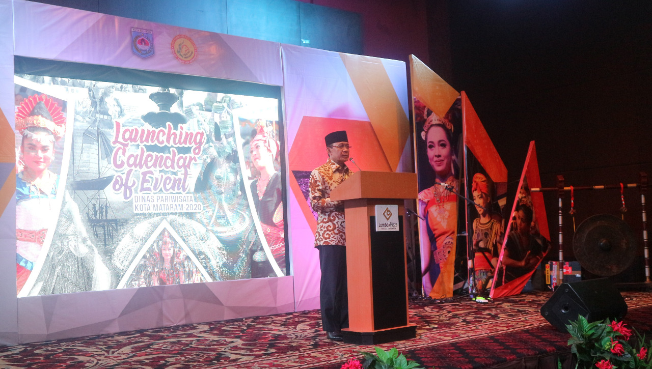 Wali Kota Mataram Membuka Launching Calendar Of Event