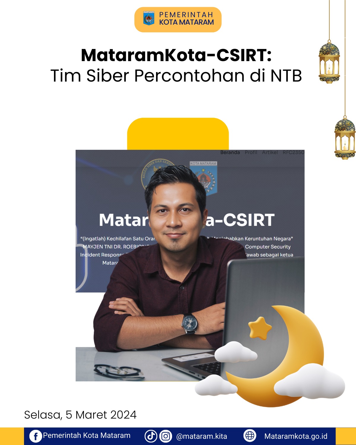 MataramKota-CSIRT: Tim Siber Percontohan di NTB