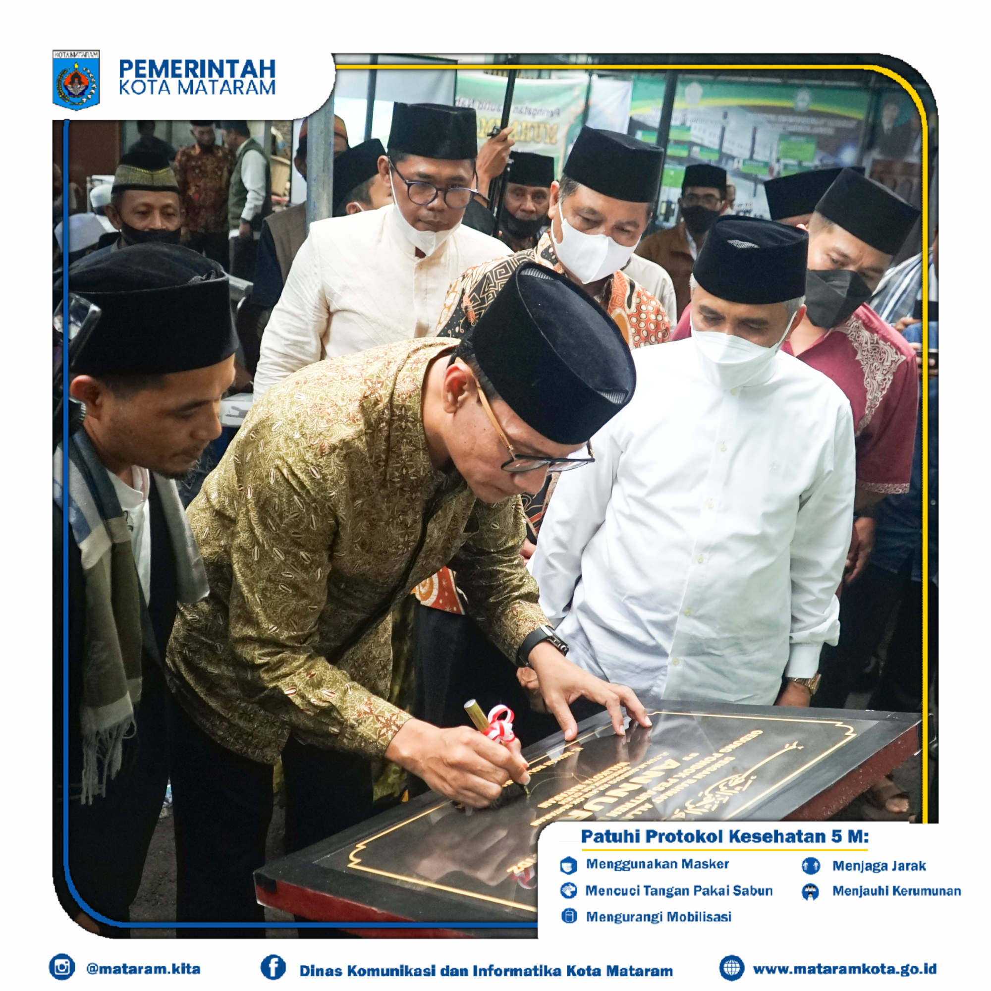 Walikota Resmikan Gedung Yayasan Darul Tahfidz Ann-Nur Mataram