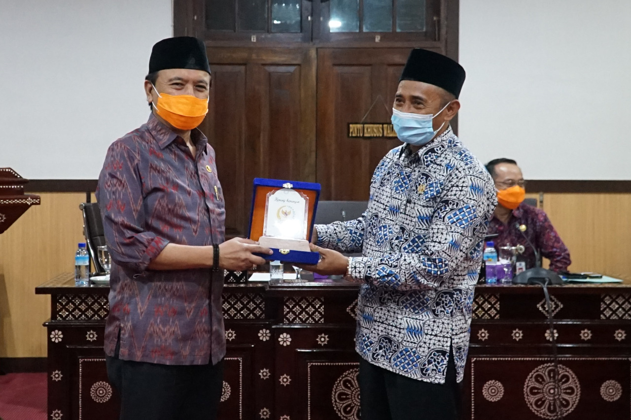 Sekda Terima Kunjungan Anggota DPD RI Ir. H. Achmad Sukisman Azmy, M. Hum