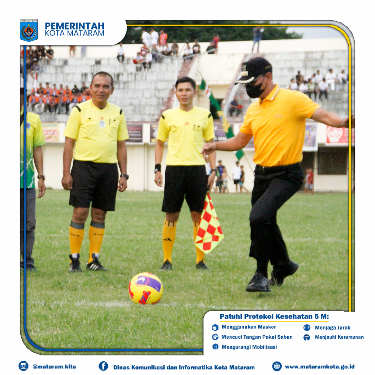 Sepak Bola Gala Kelurahan Piala Harum Cup U21 Kota Mataram