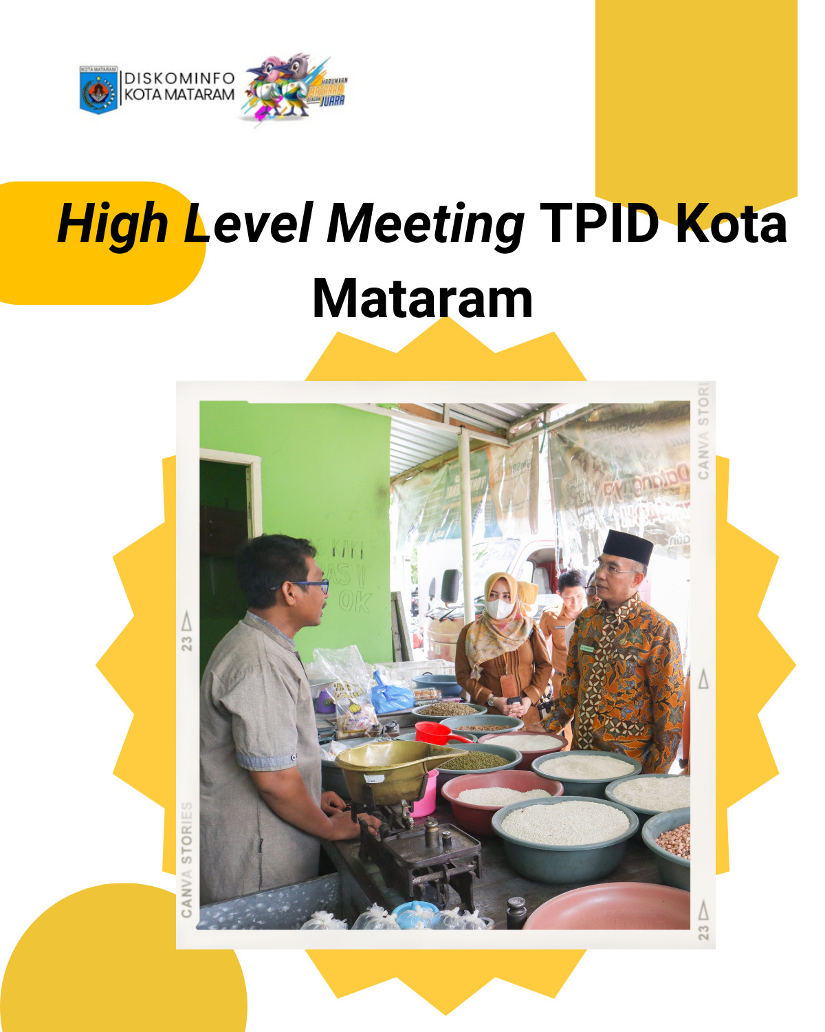 HIGH LEVEL MEETING TPID KOTA MATARAM 2023