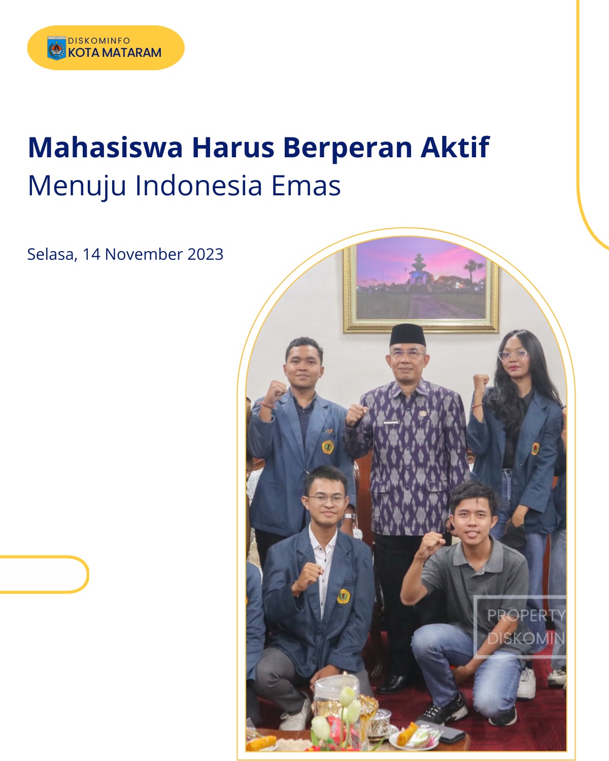 Mahasiswa Harus Berperan Aktif Menuju Indonesia Emas