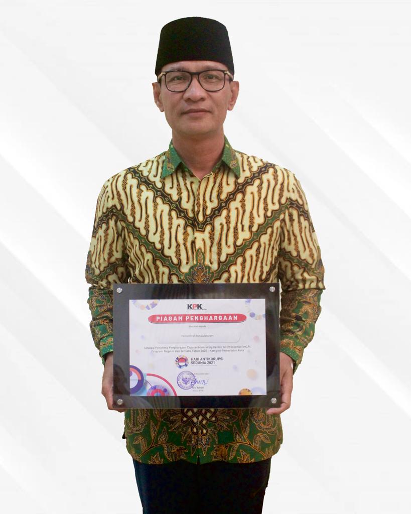 Mataram Raih Penghargaan Kota Terbaik dalam Pencegahan Korupsi di Indonesia