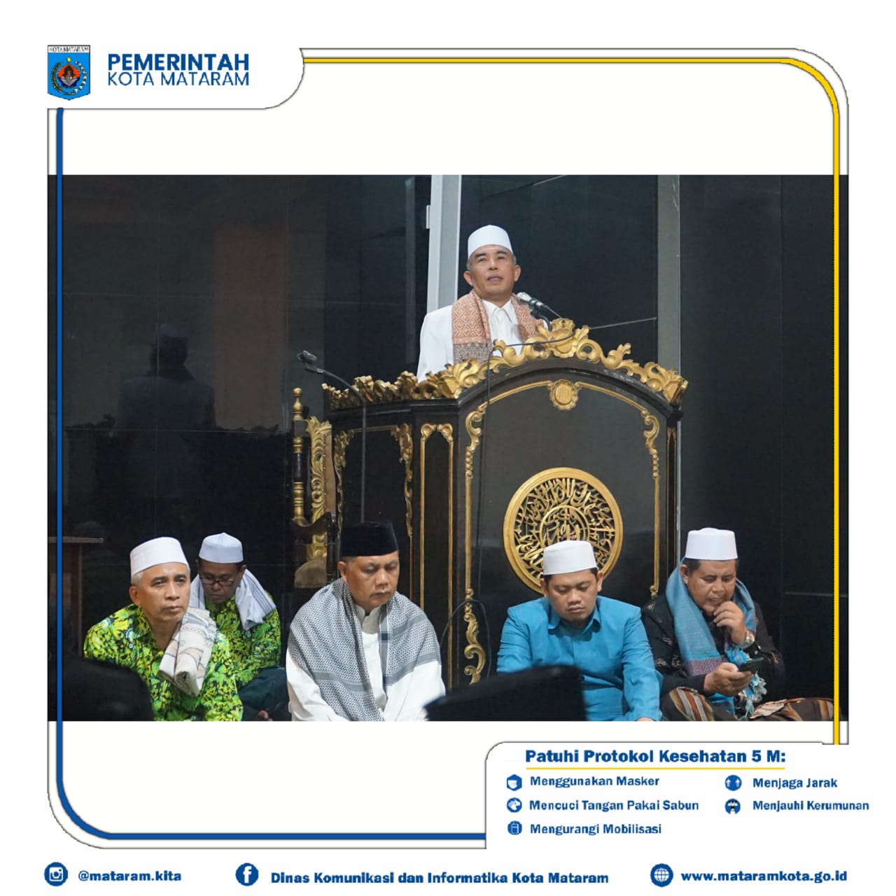 Halal Bi Halal Dewan Masjid Indonesia Kota Mataram