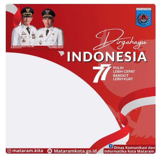 Twibbon HUT Republik Indonesia Ke - 77 Tahun 2022