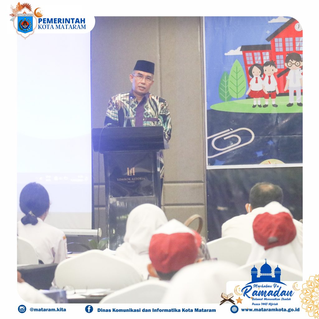 Wakil Wali Kota Mataram Buka Sosialisasi Keamanan Pangan Program Sekolah Pemerintah Kota Mataram