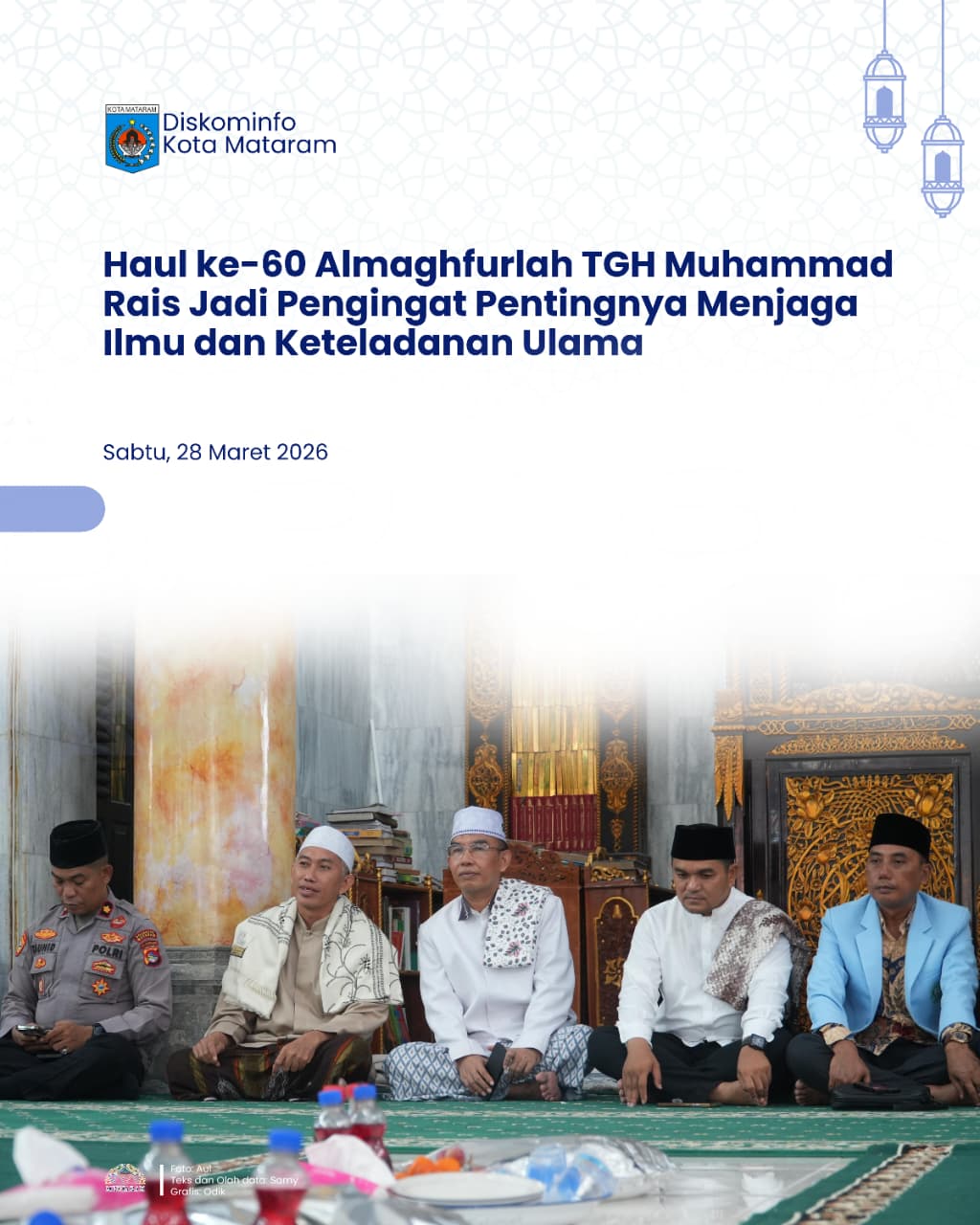 Haul ke-60 Almaghfurlah TGH Muhammad Rais Jadi Pengingat Pentingnya Menjaga Ilmu dan Keteladanan Ulama