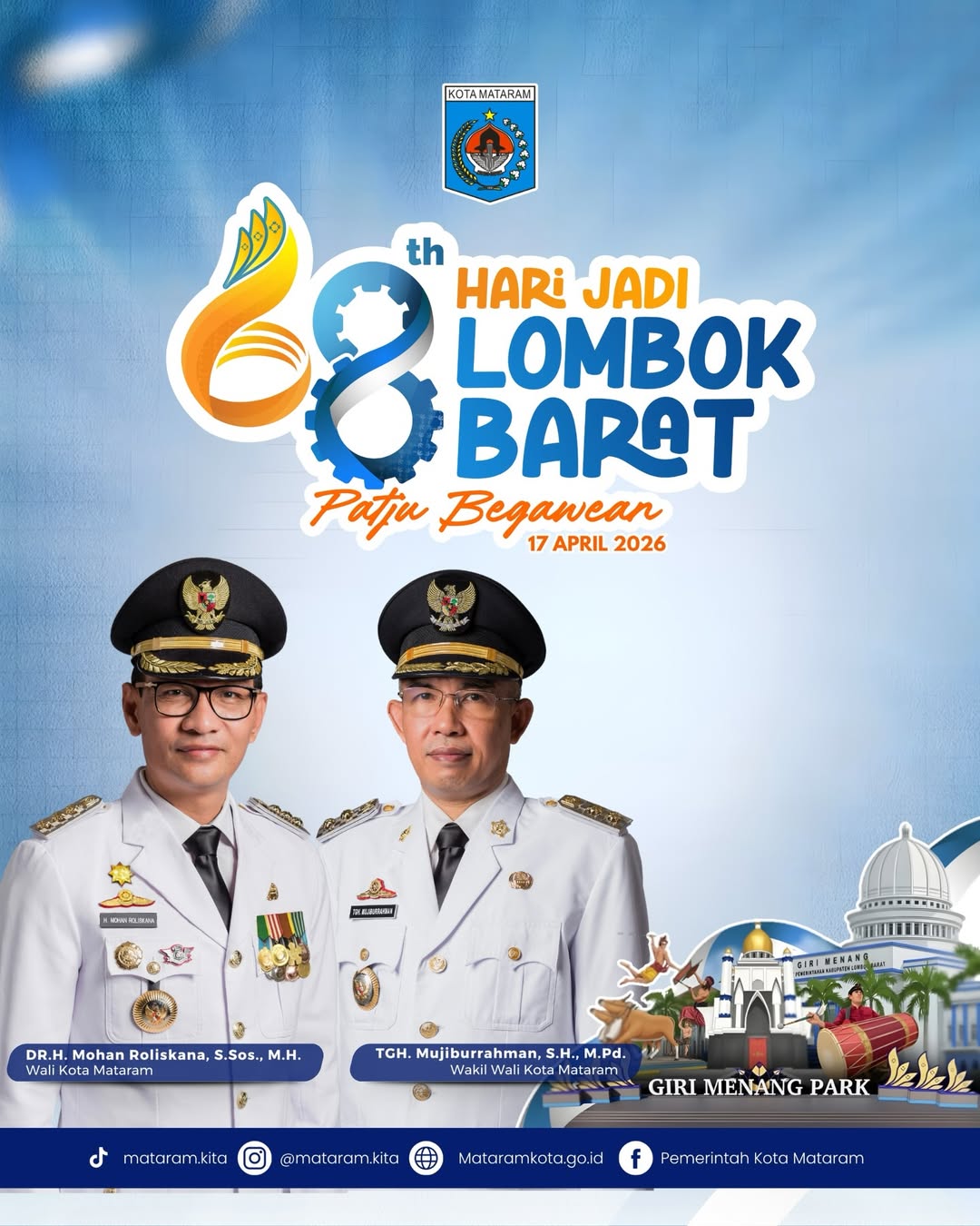 Selamat Hari Jadi ke-68 Lombok Barat