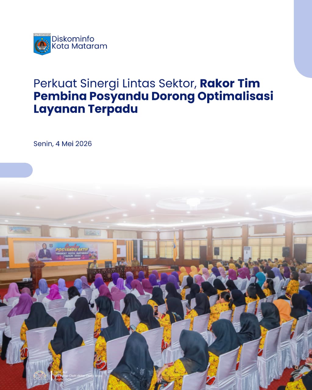 Perkuat Sinergi Lintas Sektor, Rakor Tim Pembina Posyandu Dorong Optimalisasi Layanan Terpadu