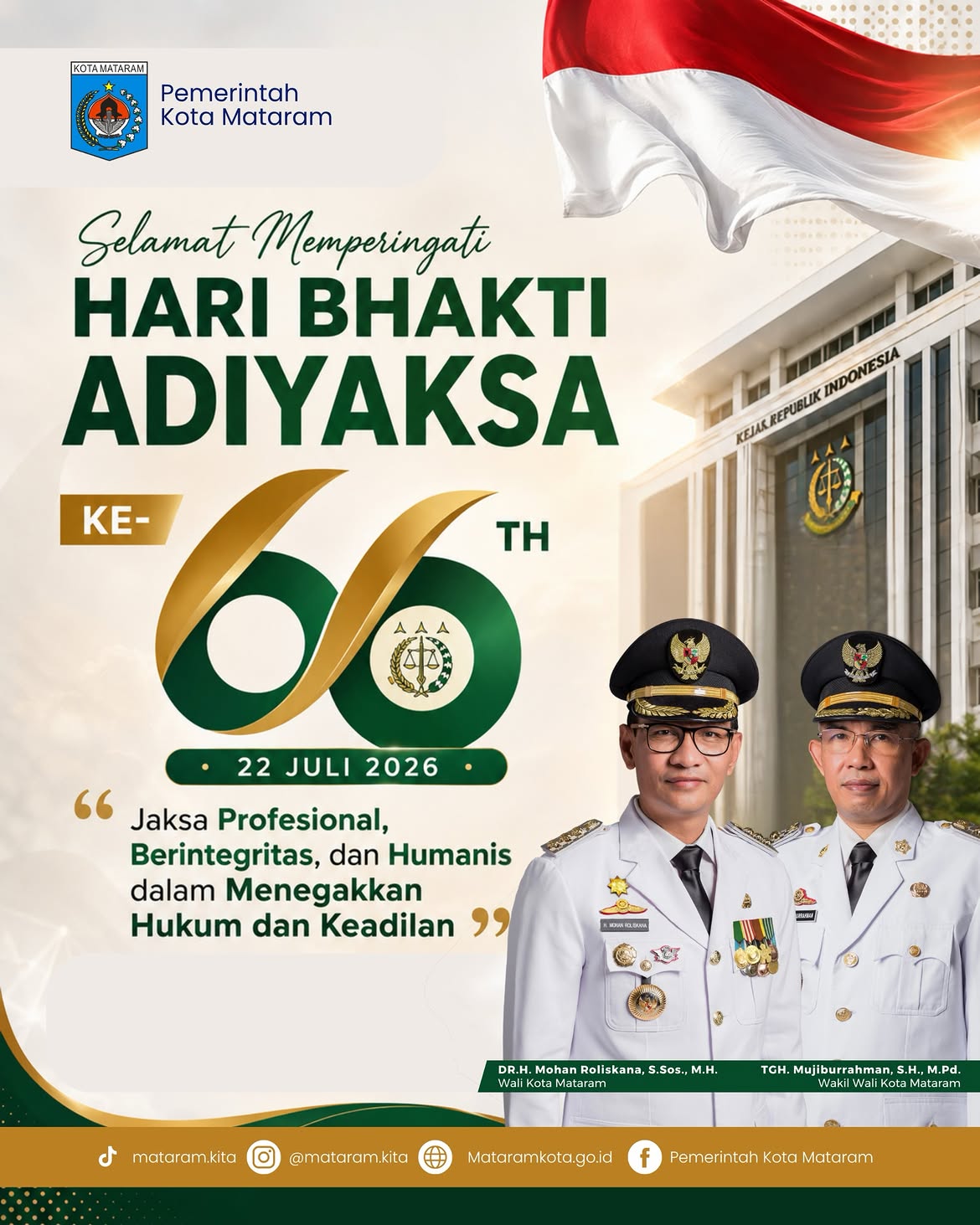Selamat Memperingati Hari Bhakti Adhyaksa ke-66, 22 Juli 2026