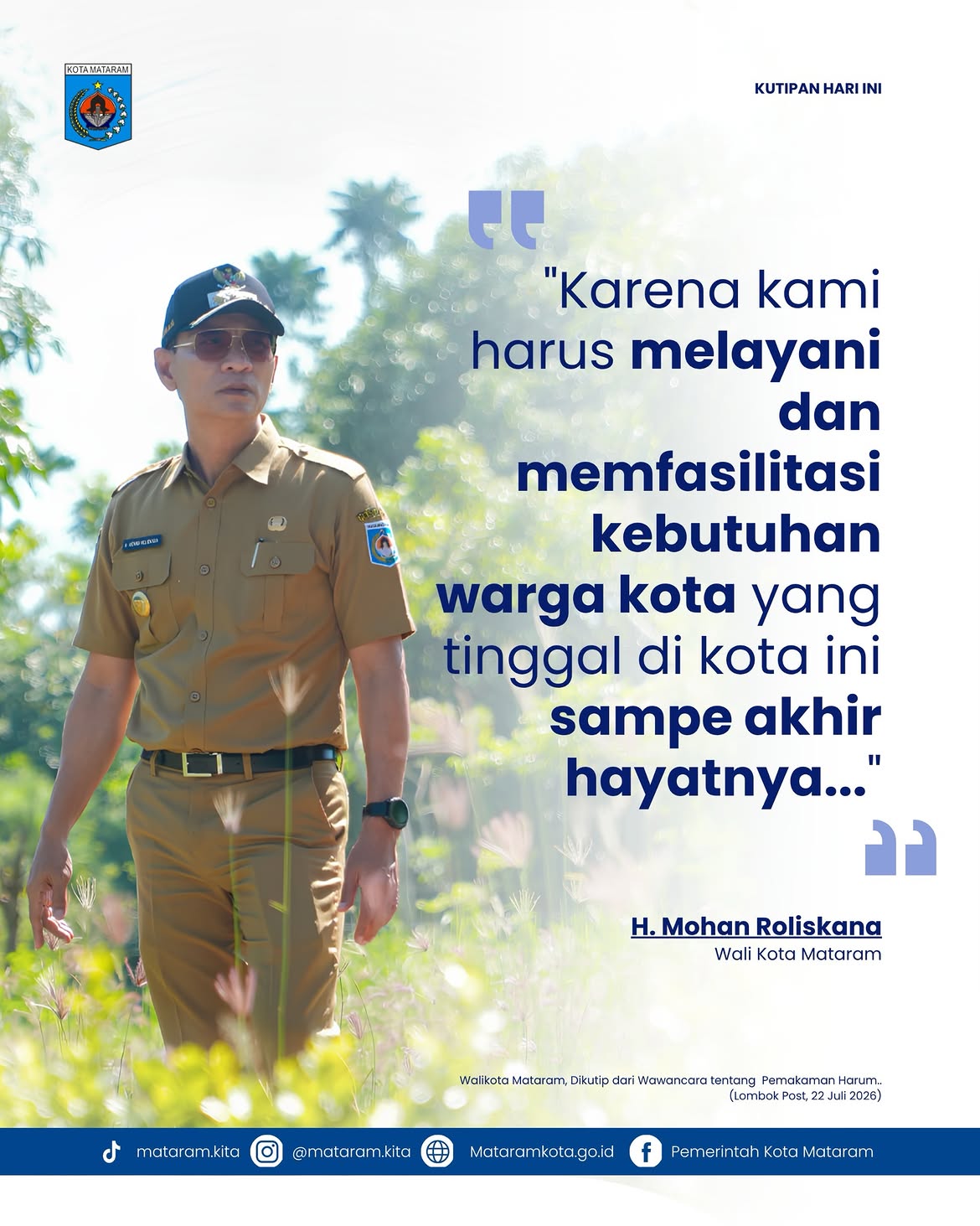Melayani bukan sekadar tugas, tetapi komitmen