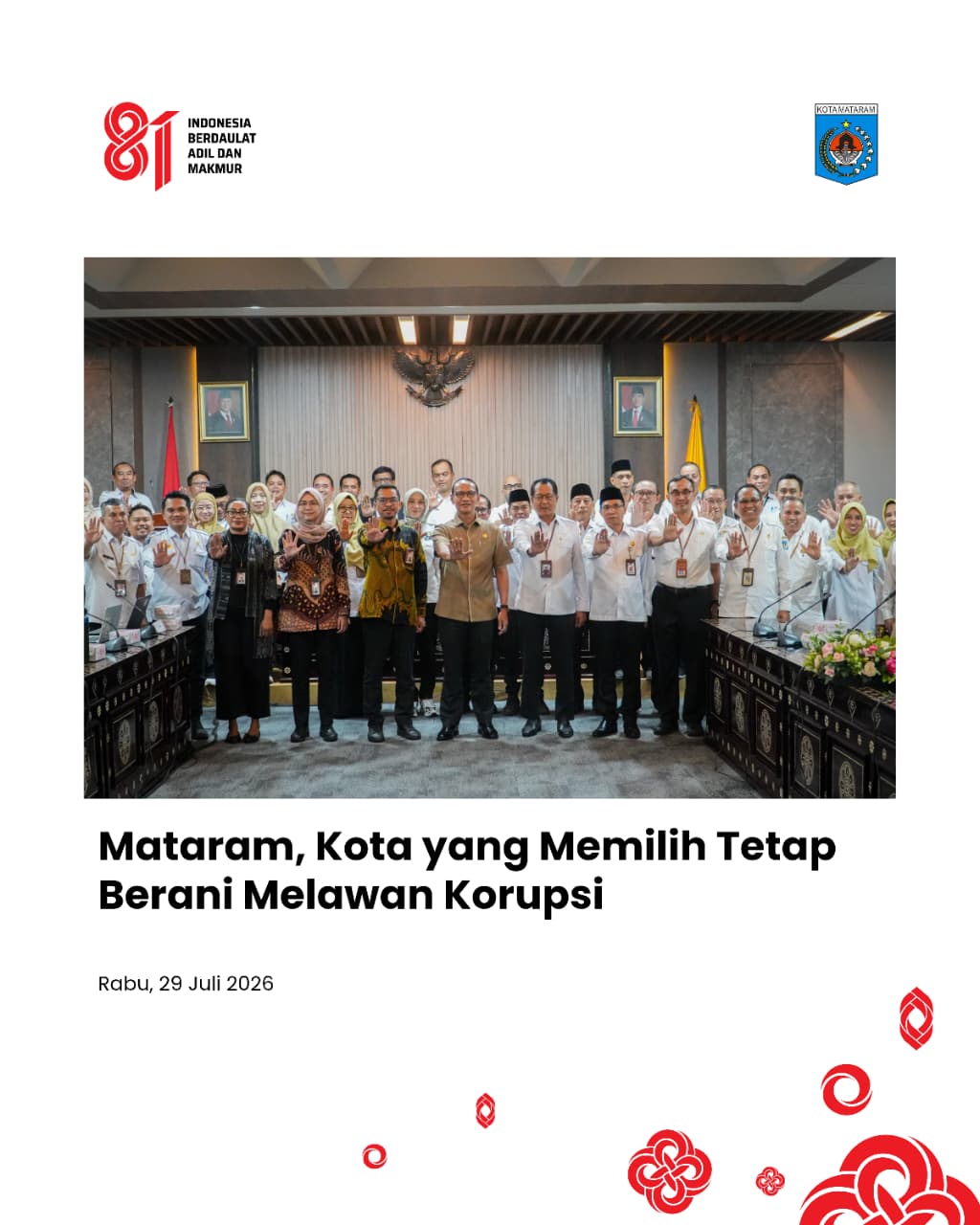 Mataram, Kota yang Memilih Tetap Berani Melawan Korupsi