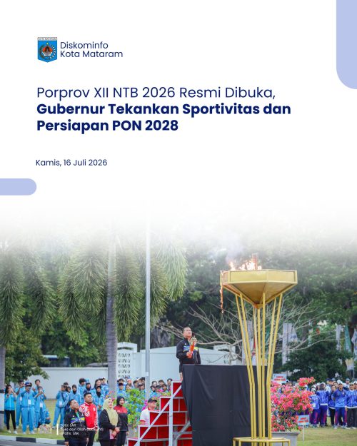 Porprov XII NTB 2026 Resmi Dibuka, Gubernur Tekankan Sportivitas dan Persiapan PON 2028