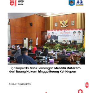 Tiga Raperda, Satu Semangat: Menata Mataram dari Ruang Hukum hingga Ruang Kehidupan