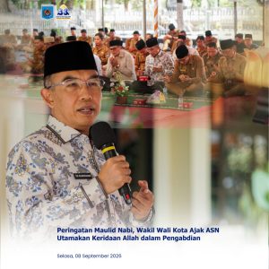 Peringatan Maulid Nabi, Wakil Wali Kota Ajak ASN Utamakan Keridaan Allah dalam Pengabdian