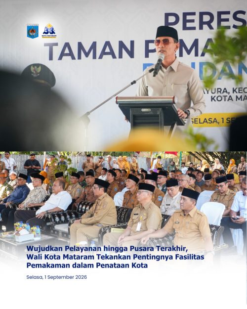 Wujudkan Pelayanan hingga Pusara Terakhir, Wali Kota Mataram Tekankan Pentingnya Fasilitas Pemakaman dalam Penataan Kota