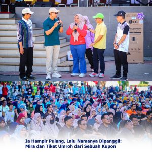 Ia Hampir Pulang, Lalu Namanya Dipanggil: Mira dan Tiket Umroh dari Sebuah Kupon