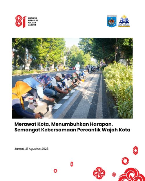 Merawat Kota, Menumbuhkan Harapan, Semangat Kebersamaan Percantik Wajah Kota