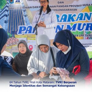 64 Tahun TVRI, Wali Kota Mataram: TVRI Berperan Menjaga Identitas dan Semangat Kebangsaan