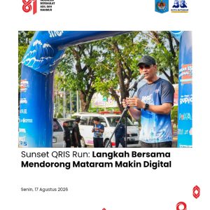 Sunset QRIS Run: Langkah Bersama Mendorong Mataram Makin Digital