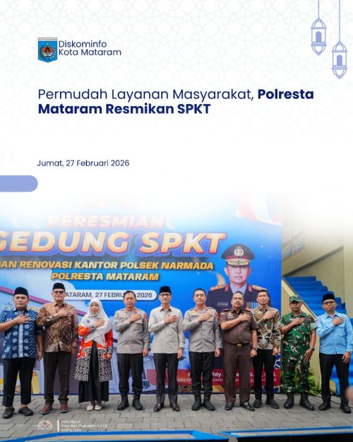 Permudah Layanan Masyarakat, Polresta Mataram Resmikan SPKT