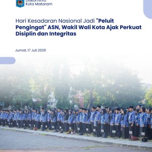 Hari Kesadaran Nasional Jadi “Peluit Pengingat” ASN, Wakil Wali Kota Ajak Perkuat Disiplin dan Integritas