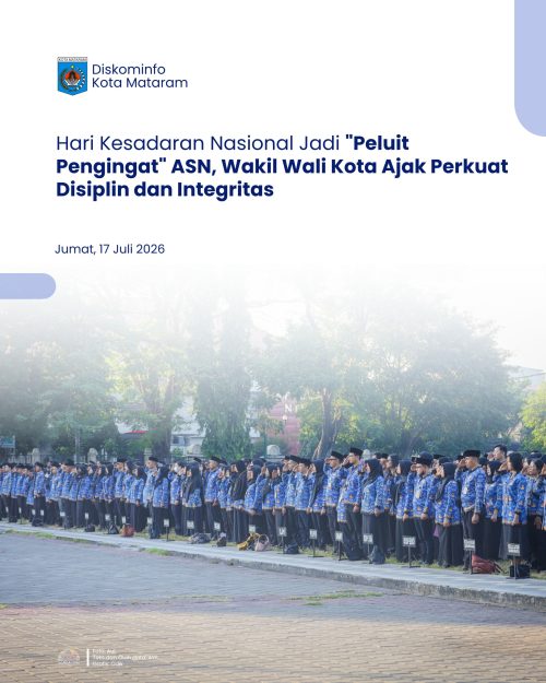 Hari Kesadaran Nasional Jadi “Peluit Pengingat” ASN, Wakil Wali Kota Ajak Perkuat Disiplin dan Integritas