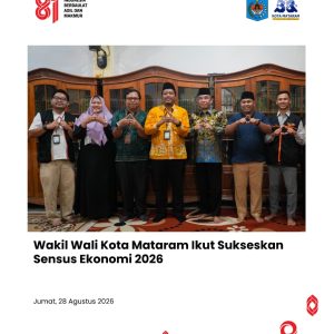 Wakil Wali Kota Mataram Ikut Sukseskan Sensus Ekonomi 2026