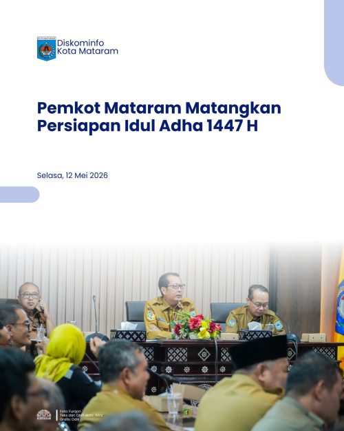 Pemkot Mataram Matangkan Persiapan Idul Adha 1447 H