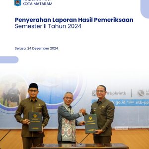 Penyerahan Laporan Hasil Pemeriksaan Semester II Tahun 2024.