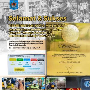 Mataram Raih Predikat Menuju Kota Bersih, Berbenah di Tengah Keterbatasan TPA